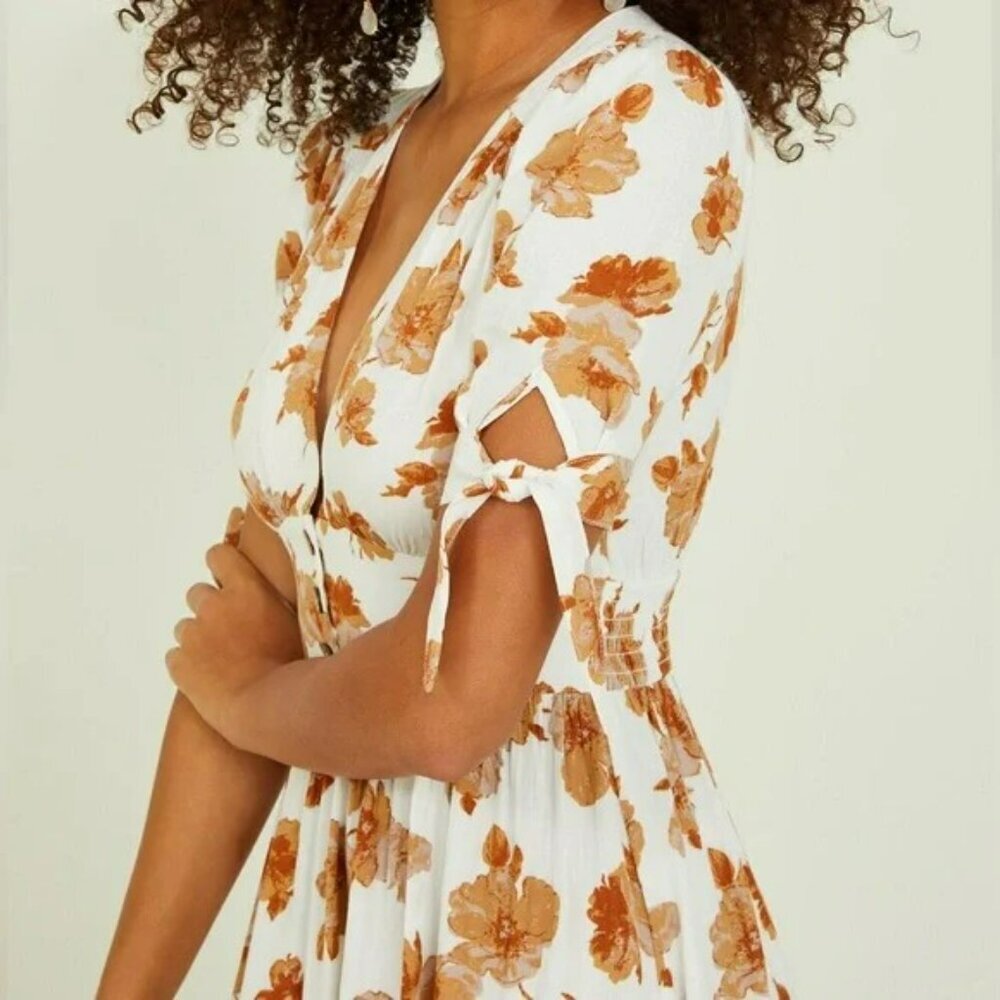 Altar'd State Stacie Floral Midi Dress Small NWT - Picture 13 of 14